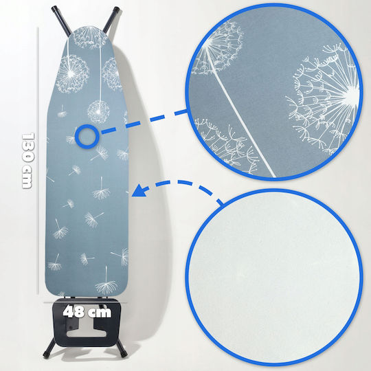 Kadax Ironing Board Cover Pad 130x48cm Stretchable Cover