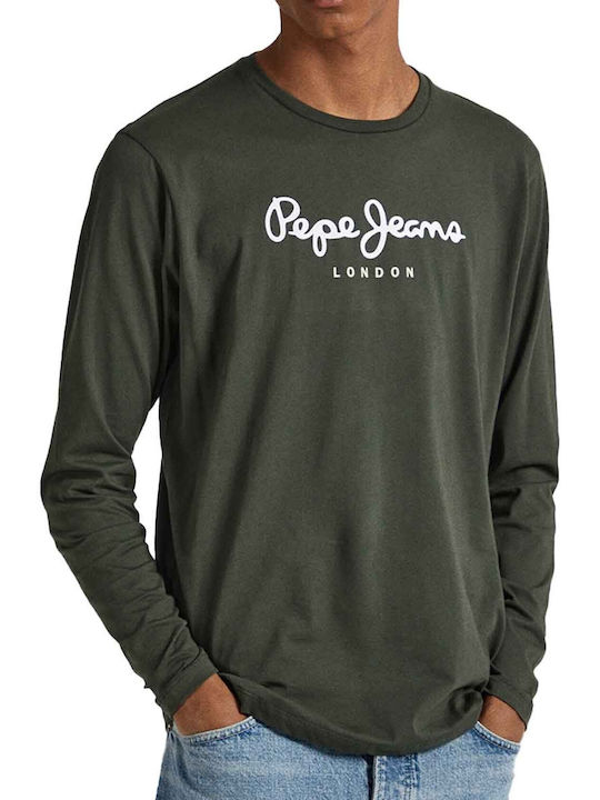 Long Sleeve Green Men's Blouse