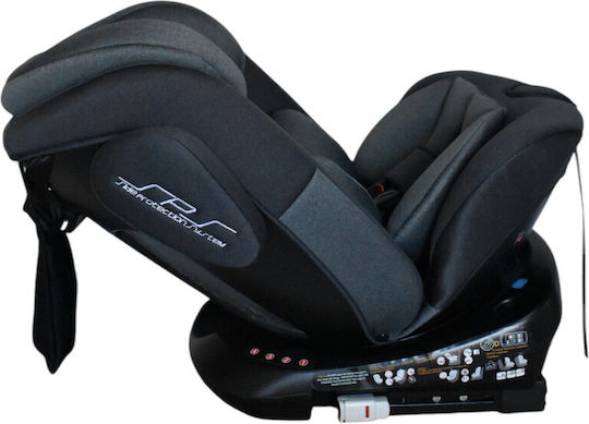 ForAll Baby Car Seat with Isofix Dark Grey with Grey 0-36 kg