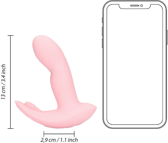 Loveline tragbarer Fingervibrator mit Bewegung und Fernbedienung