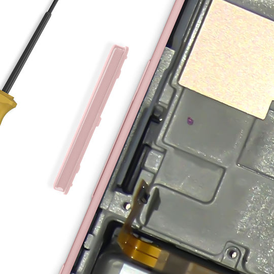 Buton Volum Samsung Galaxy A51 Original Roz