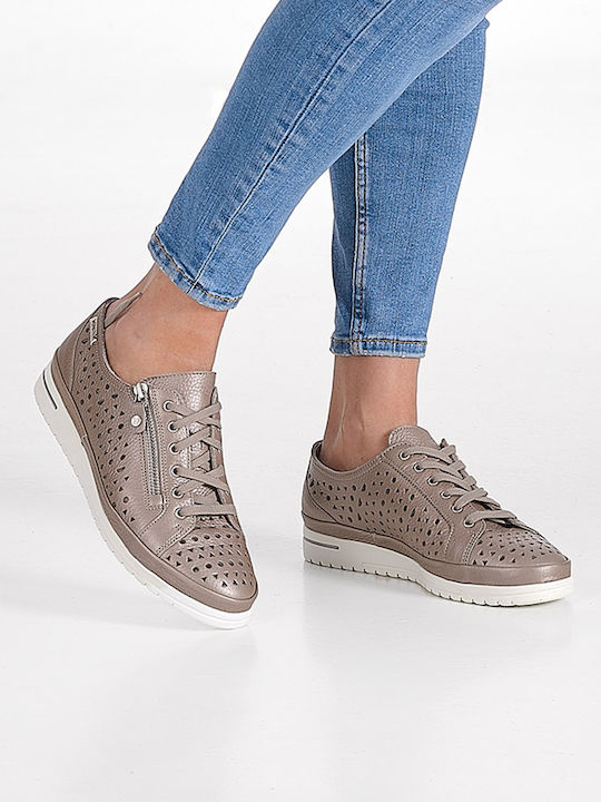 Damen Anatomisch Sneakers Beige
