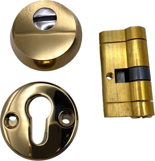 Gevy Χωνευτή Κλειδαριά με Κύλινδρο και Κέντρο 60mm