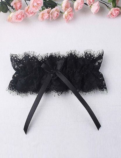Lace Καλτσοδέτες με Δαντέλα Μαύρες