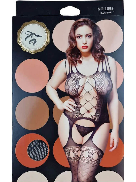 Fen Bao Fen Bao Sexy Bodystocking Mesh Black