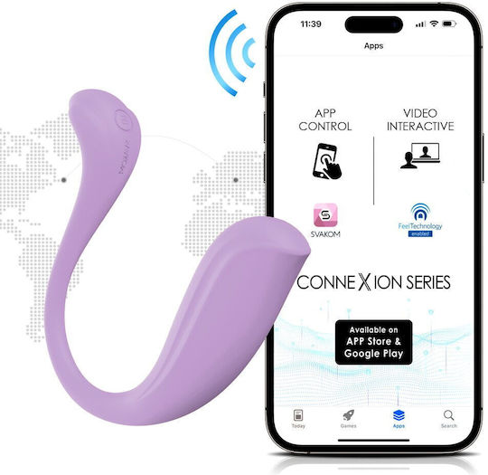 Svakom Bullet Vibrator With Remote Control Purple