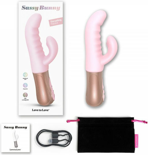 Love to Love Vibrator Kaninchen 10.5cm Rosa