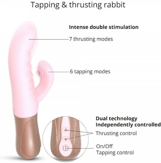 Love to Love Vibrator Kaninchen 10.5cm Rosa