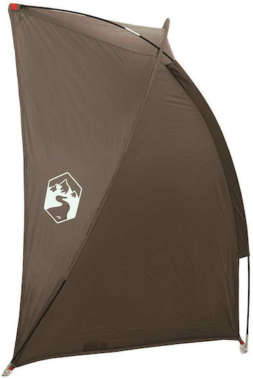 vidaXL Fishing Tent Brown for 1 Person 150x100x150cm