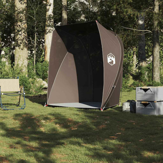 vidaXL Fishing Tent Brown for 1 Person 150x100x150cm