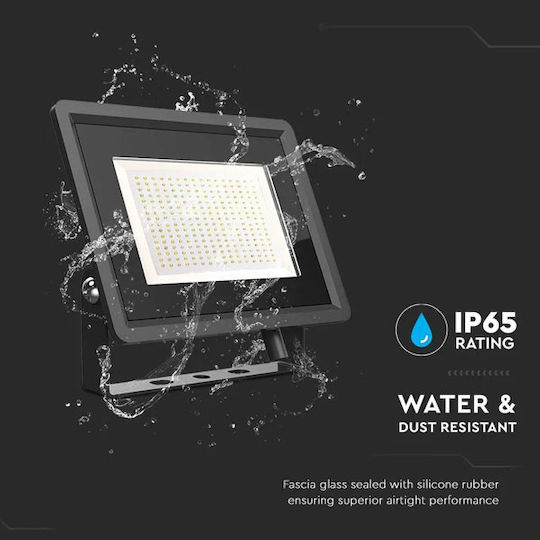 V-TAC F-class Στεγανός Προβολέας LED 200W Ψυχρό Λευκό 6400K IP65