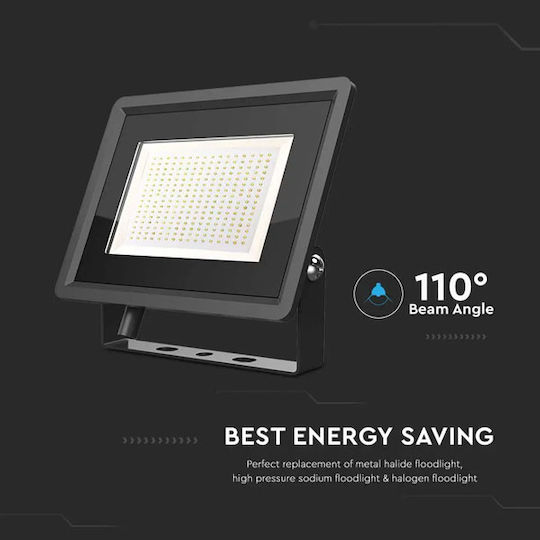 V-TAC F-class Στεγανός Προβολέας LED 200W Ψυχρό Λευκό 6400K IP65