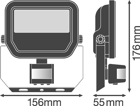 Ledvance Waterproof LED Floodlight with Motion Sensor IP65