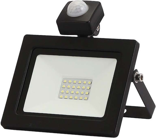 Bormann BLF1500 Προβολέας LED 10W Φυσικό Λευκό 4000K με Αισθητήρα Κίνησης