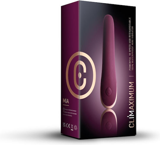 Climaximum Mia Mini Klitoris Vibrator 14cm Lila Gold