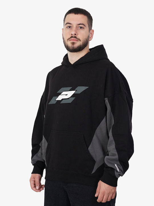 Sweatshirt with Hood Black