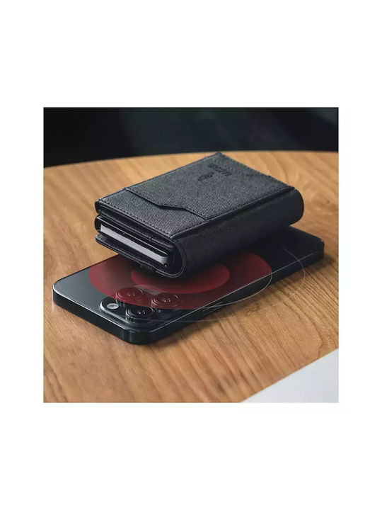 Ανδρικό Πορτοφόλι Καρτών με RFID Γκρι