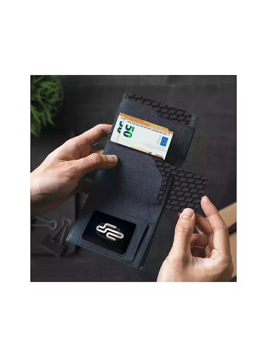 Portofel bărbătesc Carduri cu RFID Negru