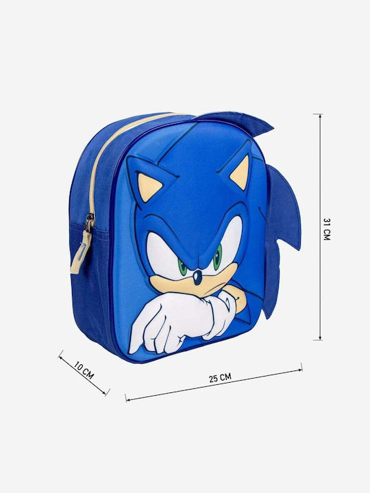 Cerda Sonic Hedgehog Schulranzen Rucksack Grundschule Blaue