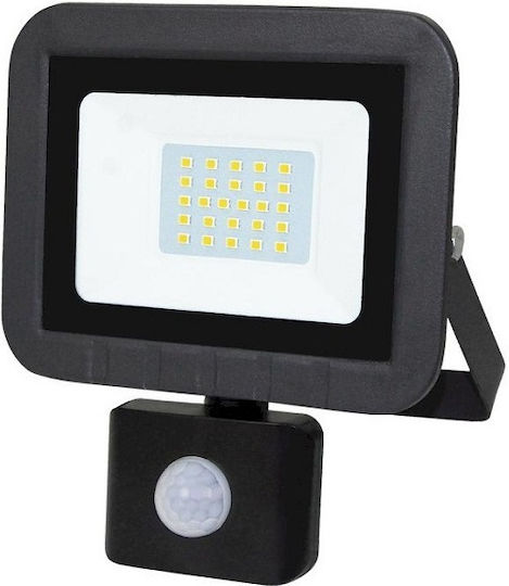 Geyer Wasserdichter LED Flutlichter 20W Natürliches Weiß 4000K mit Bewegungssensor IP65