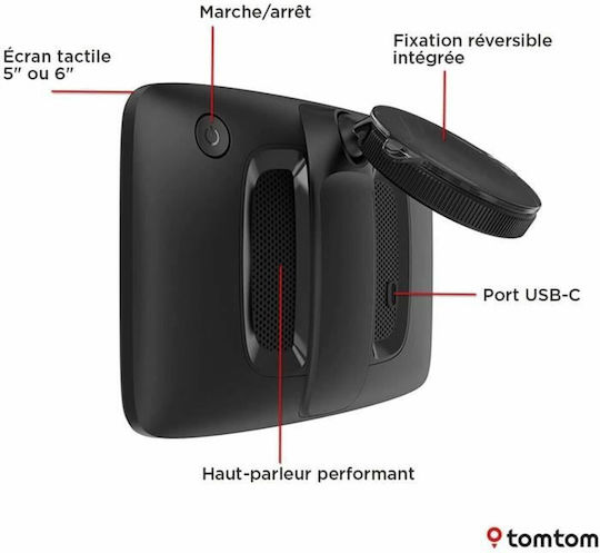 TomTom 5" Display GPS Device with Bluetooth / Wi-Fi and Card Slot