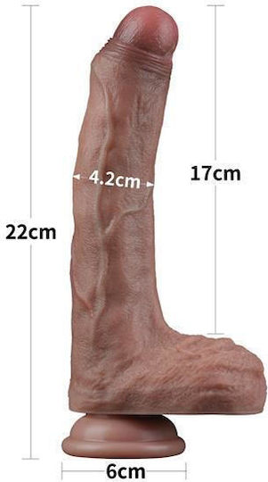 Lovetoy Glass Dildo with Balls and Suction Cup Flesh