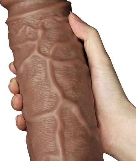 Lovetoy Realistichen Debel Dildo Sŭs Smukatelna Chashka Kafyav 26.6cm