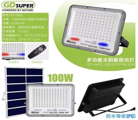 Rolinger Solar LED Floodlight 100W