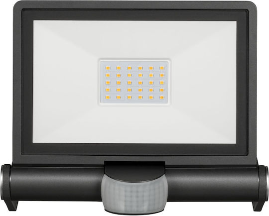 Steinel Steinel Waterproof LED Flood Light 23.5W Warm White 3000K with Motion Sensor IP44