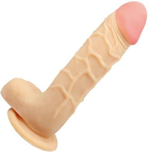 Charmly Toy Ρεαλιστικό Dildo με Όρχεις και Βεντούζα Flesh 25cm