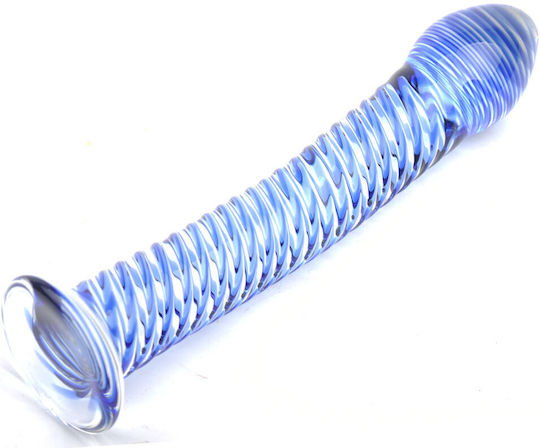 Gildo Glass Dildo No. 5 Glasdildo Blue 18cm
