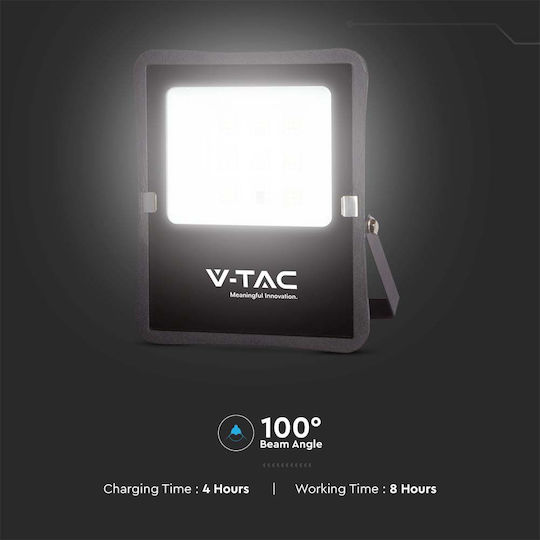 V-TAC Στεγανός Προβολέας LED 6W Ψυχρό Λευκό 6400K IP65