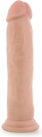 Dr. Skin Ρεαλιστικό Dildo με Όρχεις και Βεντούζα Vanilla 24cm