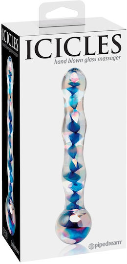 Pipedream Crystal Clear Стъклено дилдо Сребрист 20см