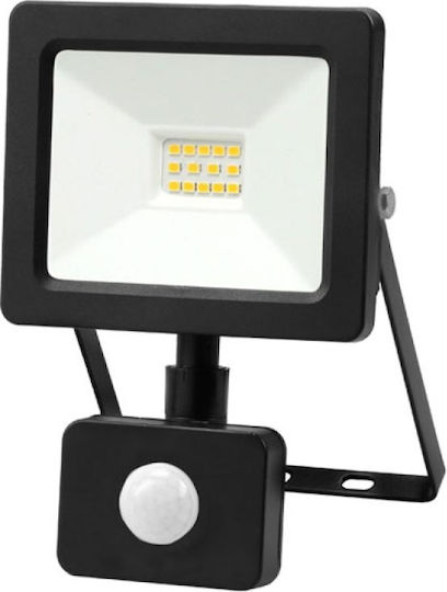 Lumax Waterproof LED Floodlight 20W Cold White 6000K with Motion Sensor IP44