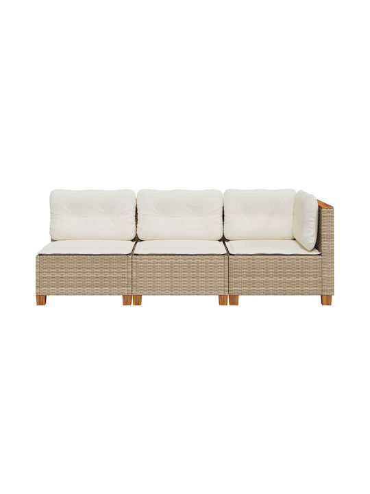 Baumsessel-Sofa Außenbereich Rattan mit Kissen