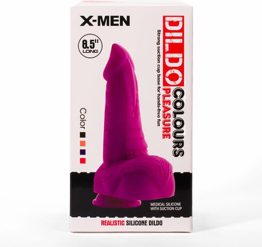 X-Men Ρεαλιστικό Dildo Μαύρο 21.6cm