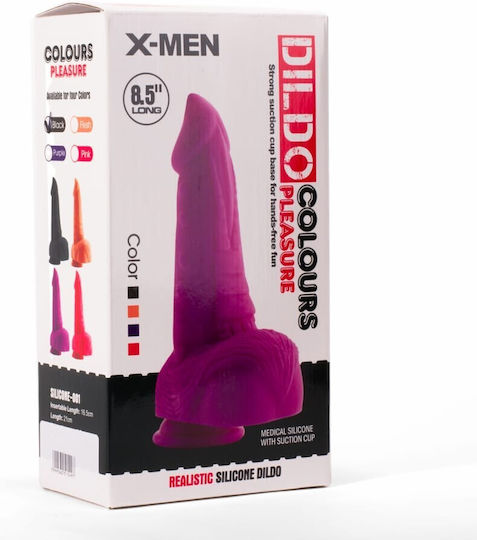 X-Men Ρεαλιστικό Dildo Μαύρο 21.6cm