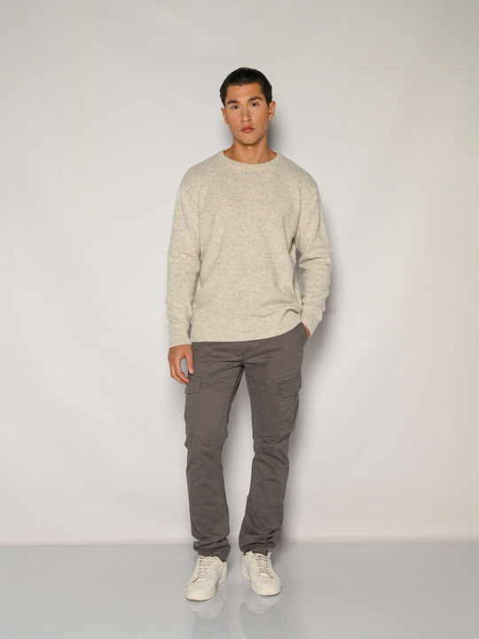 Trousers Cargo Elastic in Regular Fit Anthracite