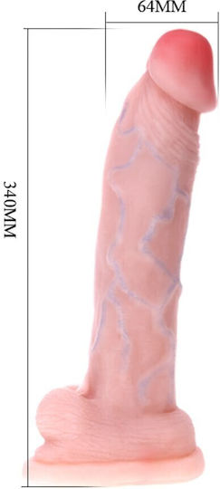 Boss Of Toys Ρεαλιστικό Dildo με Όρχεις και Βεντούζα Flesh
