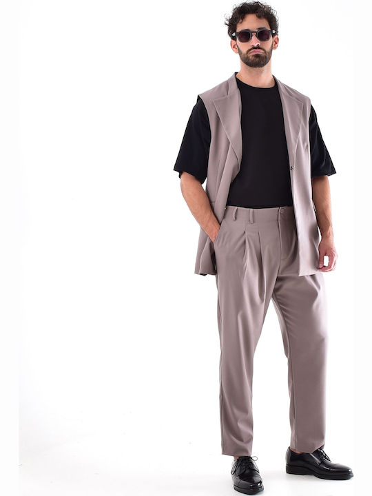 Taupe Men's Trousers