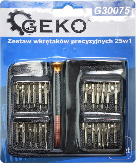 Geko G30075 25 In 1 Precision Screwdriver Set