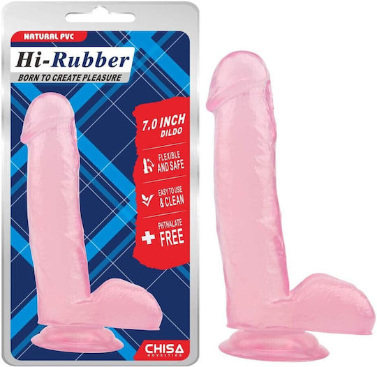 Chisa Novelties Дилдо с Топки и Вендуза Розов 18см