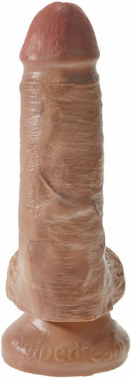 King Cock - Realistic Penis With Balls 13.2 Cm Caramel