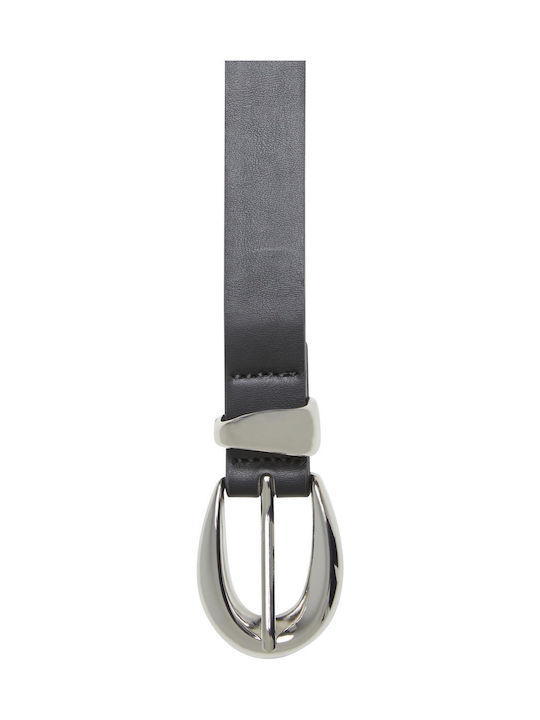 Urban Classics Men's Leather Belt Black