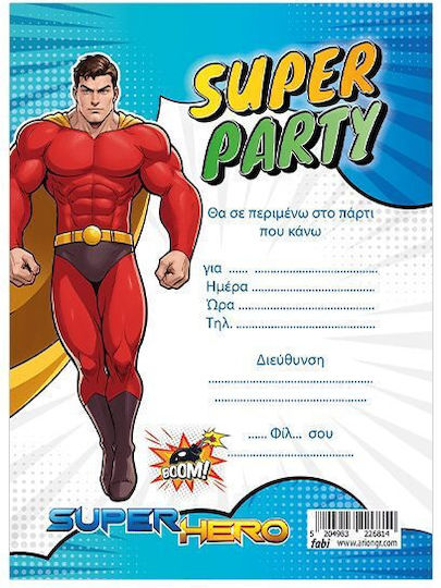 Invitations Party Envelope 6pcs 139402