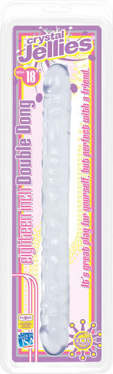 Crystal Jellies Doppeldildo Transparent 46cm