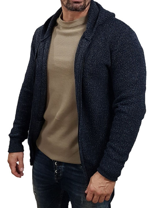 Camaro Cardigan Tricotat Marine, Indigo