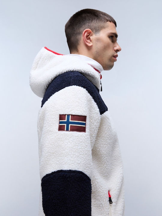 Yupik Ανδρική Ζακέτα Fleece Εκρού