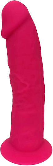 Dream Toys Real Love Ρεαλιστικό Dildo με Βεντούζα Φούξια 19cm